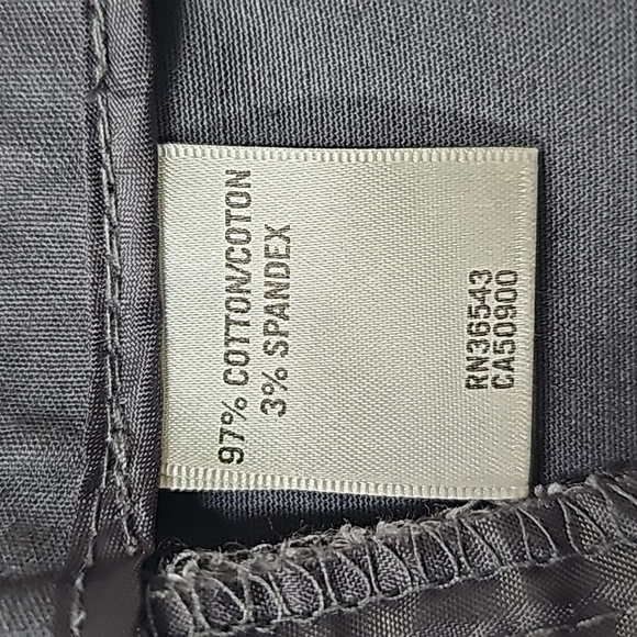 Van Heusen Studio stretch gray ankle pants, business casual, size 8 - Picture 12 of 13